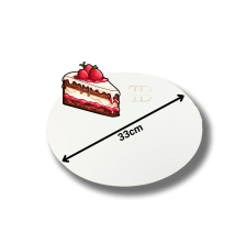 Podmetač Za Torte i Kolače TACNE BELE Ø33 - 3mm